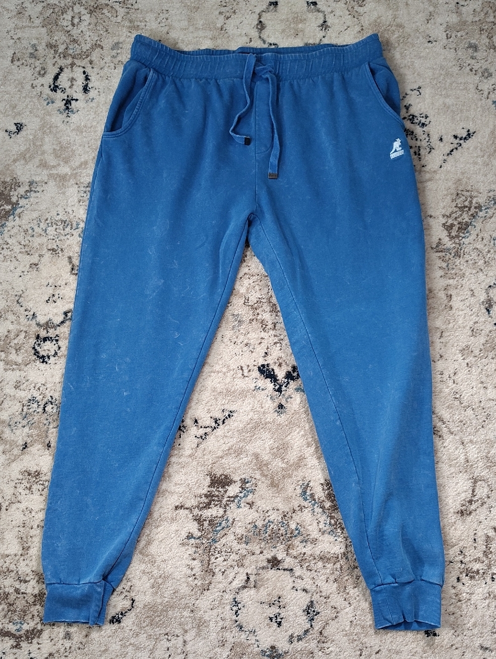 Kangol Men's Blue Sweatpants Joggers